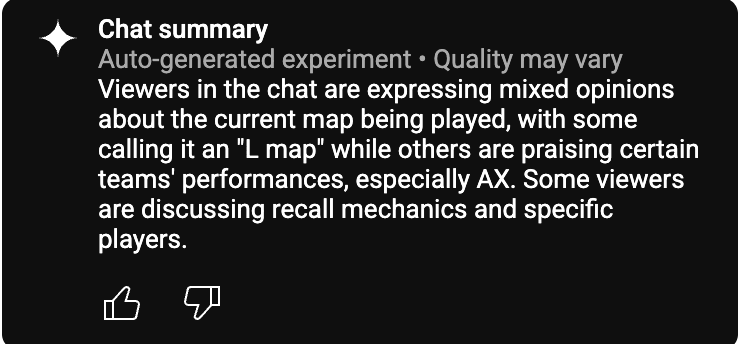 Audience hating rondo map chat summary